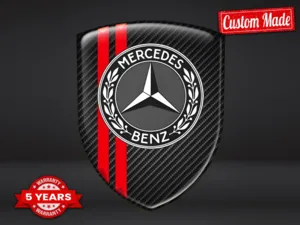 Mercedes Stoßstangenaufkleber Maßgefertigt Luxus Edition